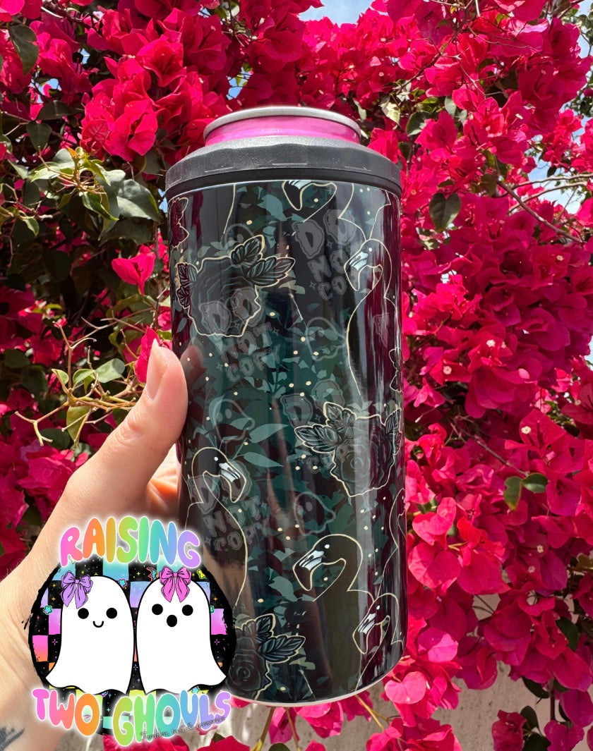 Jerry the Flamingo Can Cooler