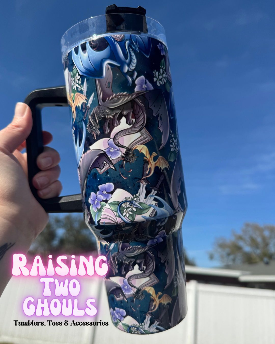 Dragons 40 oz Tumbler