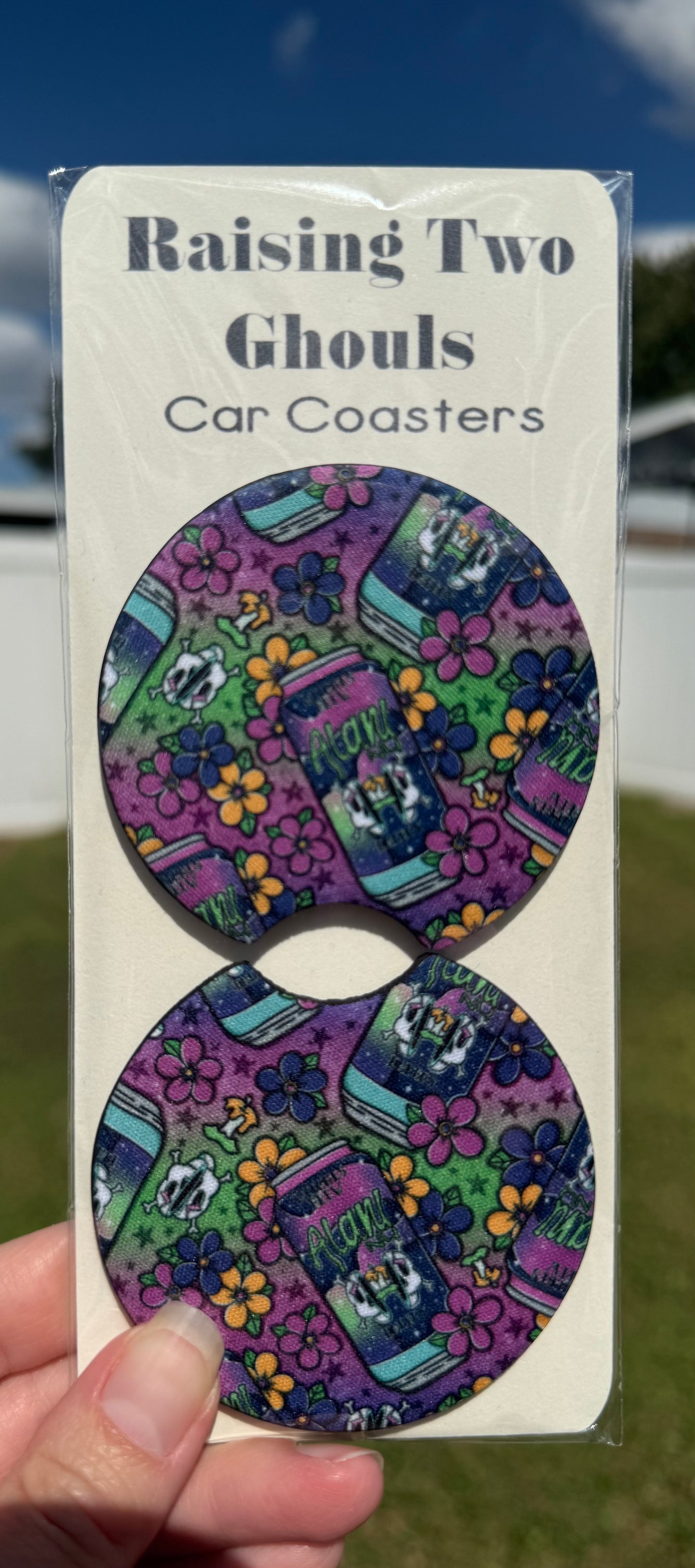 Witches Brew Car Coasters