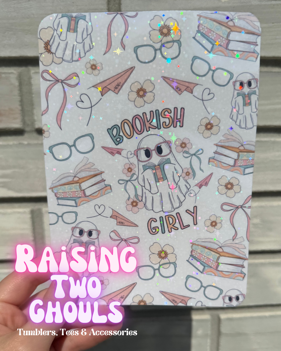 Bookish Girly Ghostie Insert