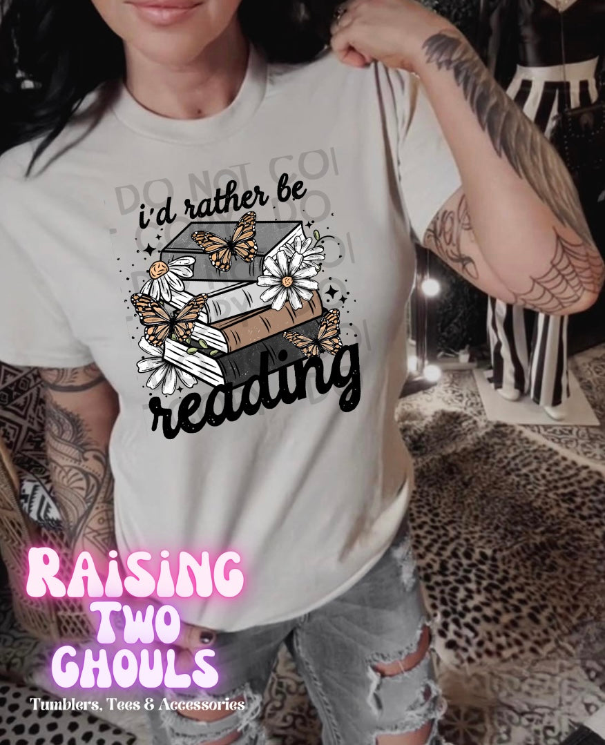 Rather Be Reading Tee
