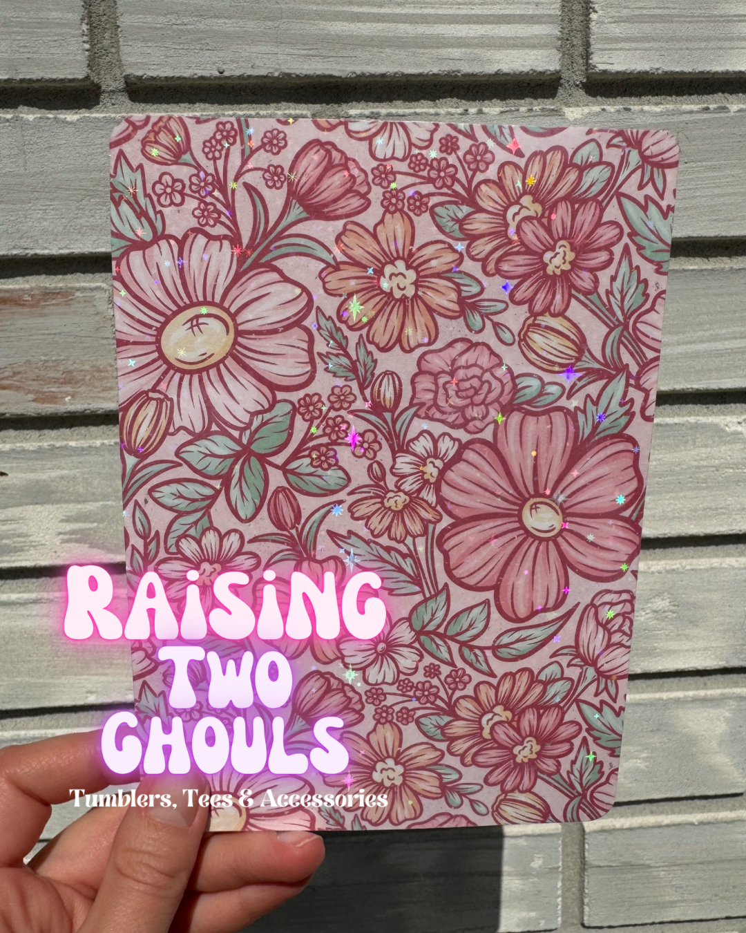 Pink Floral Insert