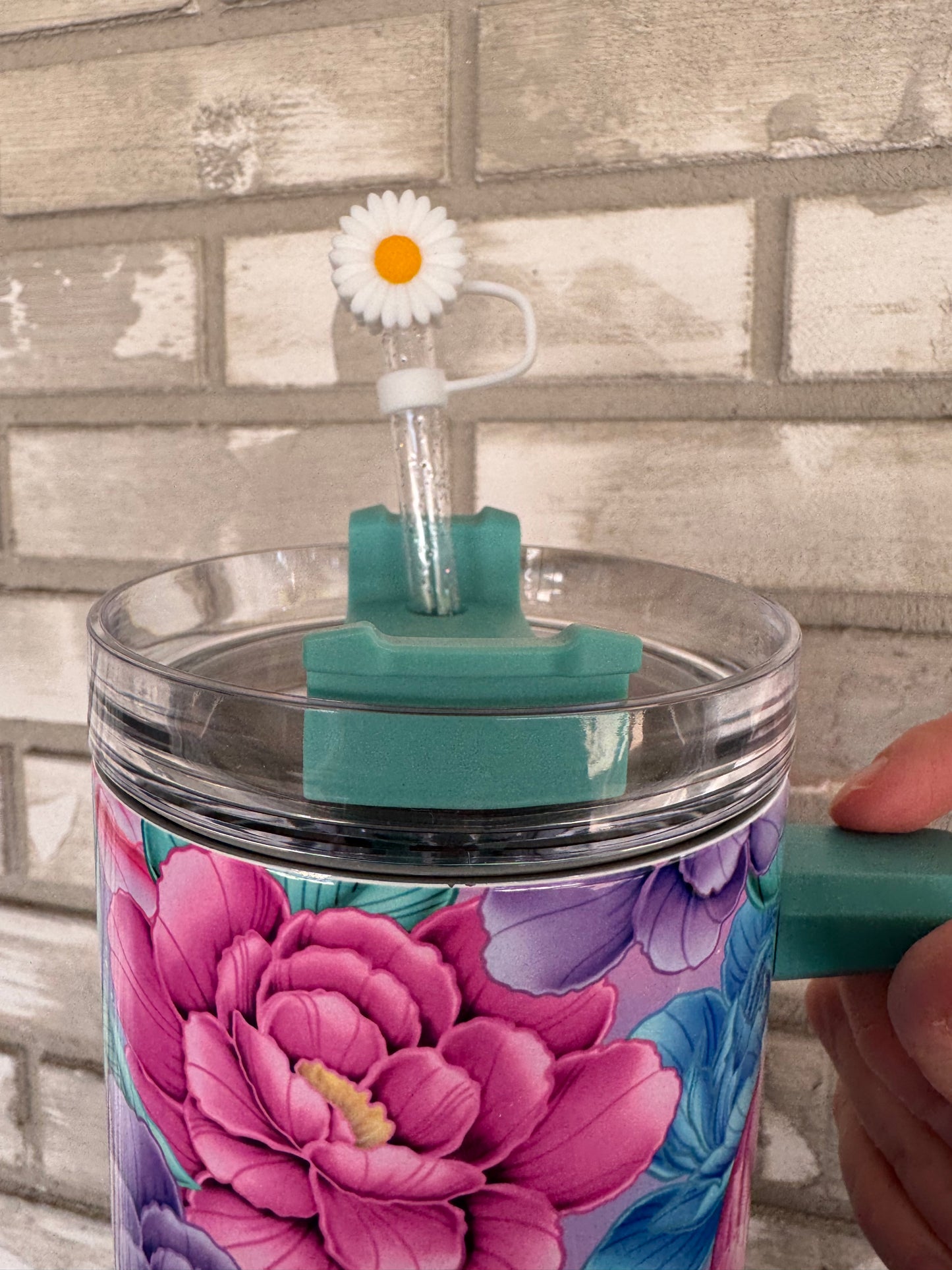 Daisy Straw Topper