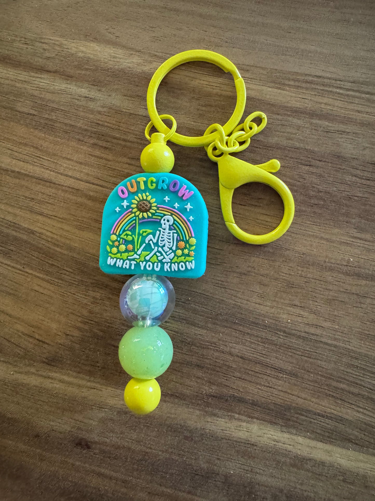 Outgrow What You Know Keychain