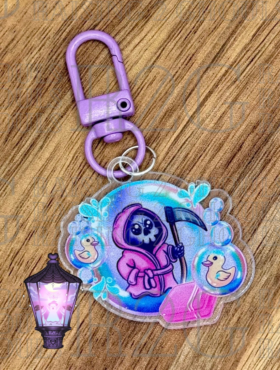 Grim Bath Mini Keychain