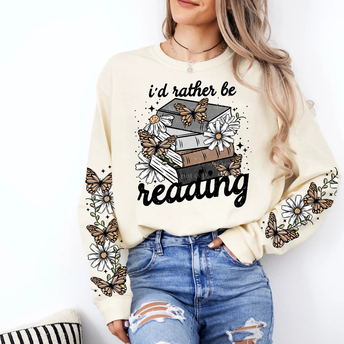 Rather Be Reading Sweater