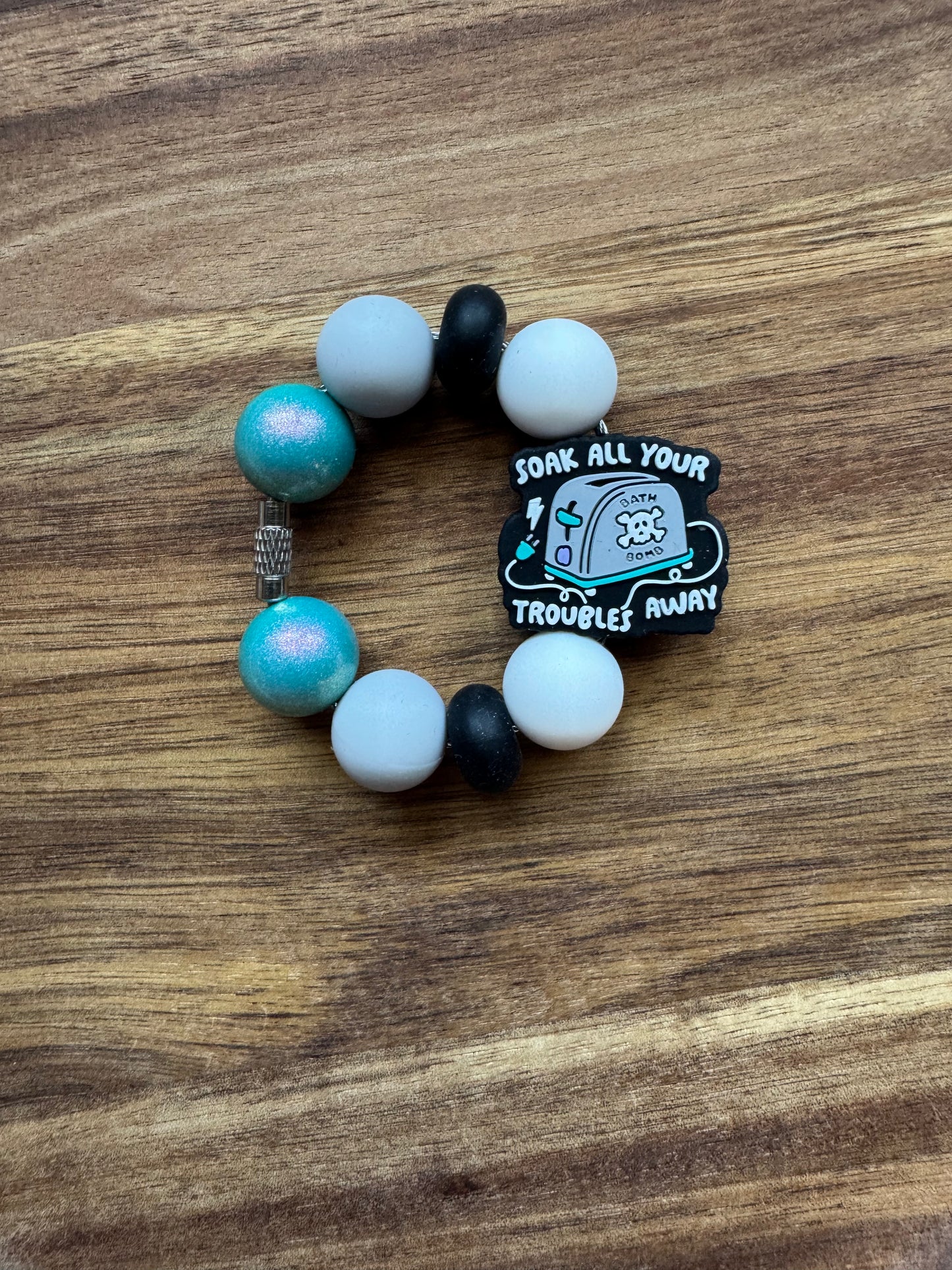 Soak All of Your Troubles Away Handle Charm