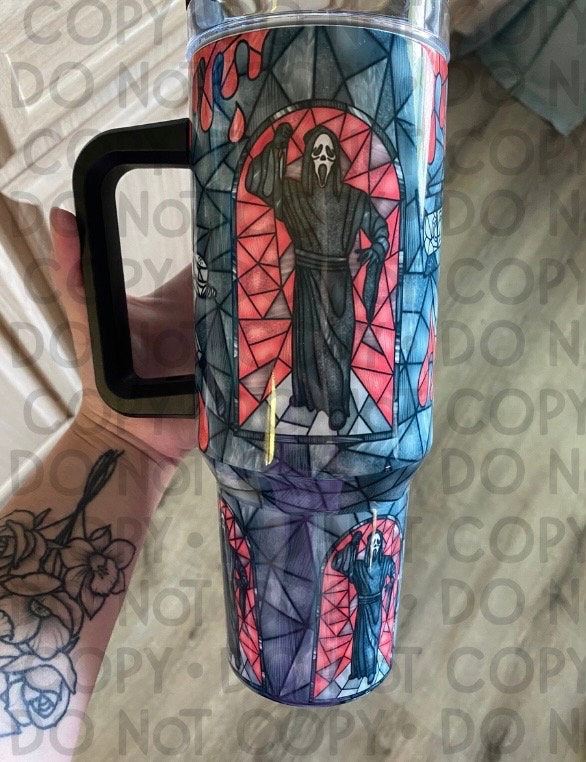 GF Stained Glass Full Wrap 40 oz Tumbler
