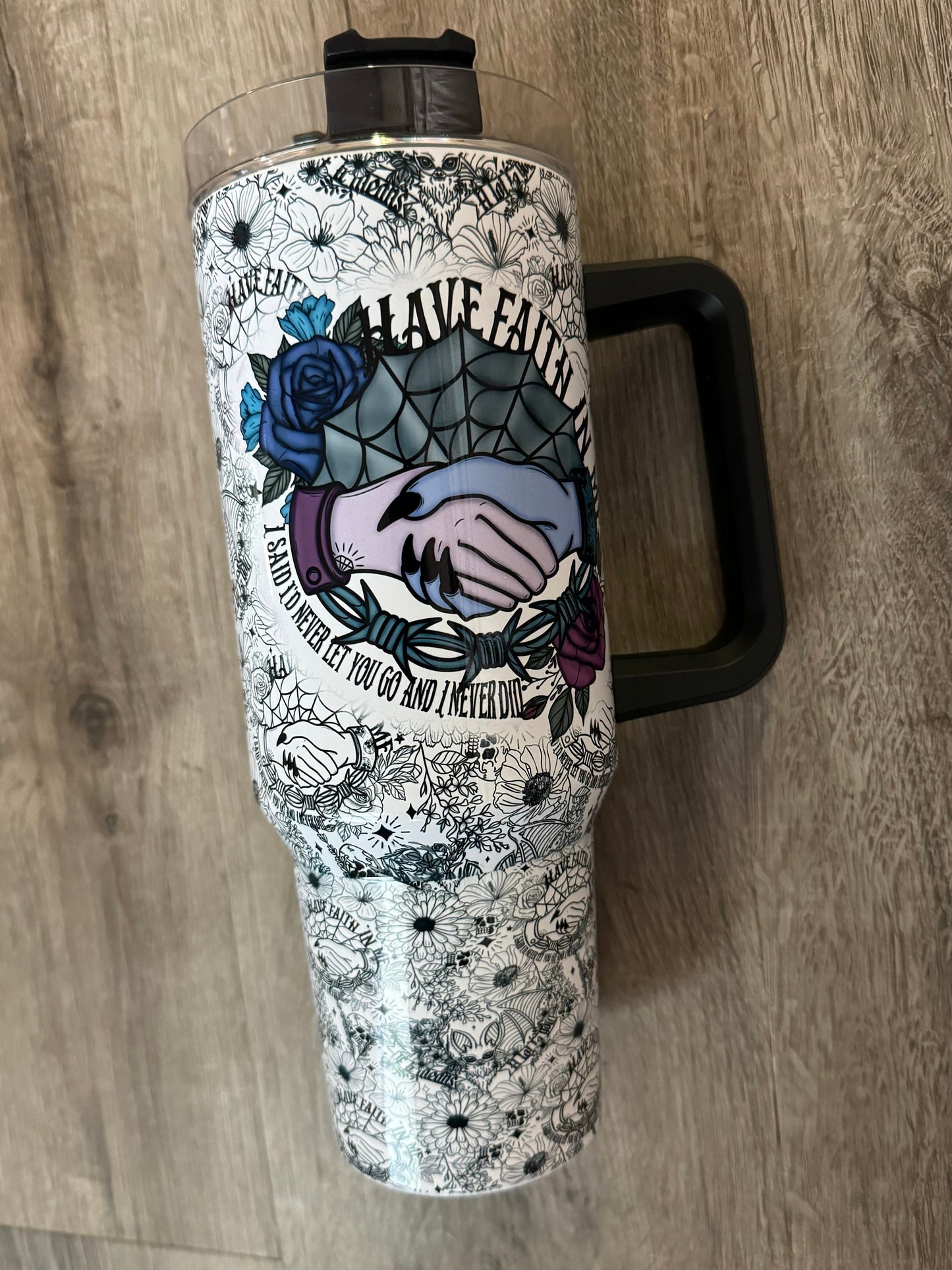 Have Faith In Me Full Wrap 40 oz Tumbler