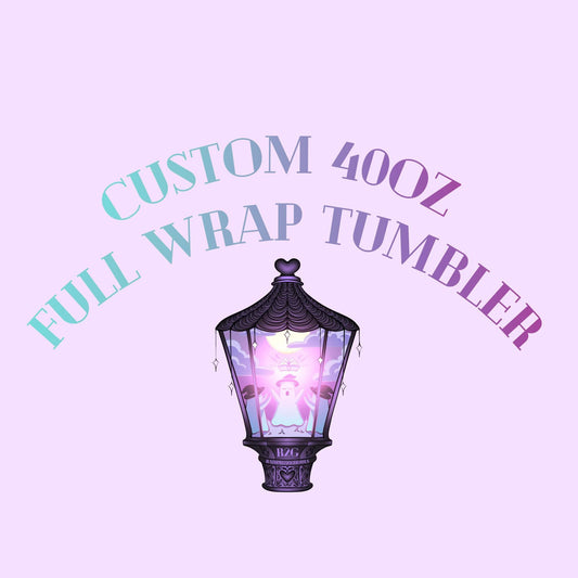 Custom 40 oz Full Wrap Tumbler