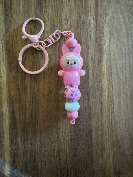 Pink Bubu Keychain