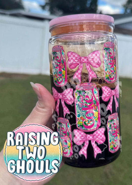 Diet Coke Snowglobe Acrylic Can