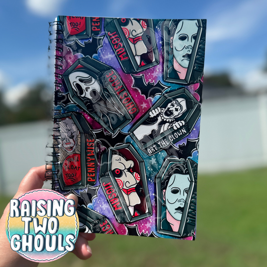 Horror Coffin Notebook