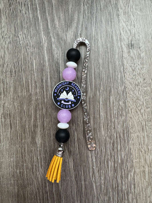 Midnight Readers Club Beaded Bookmark