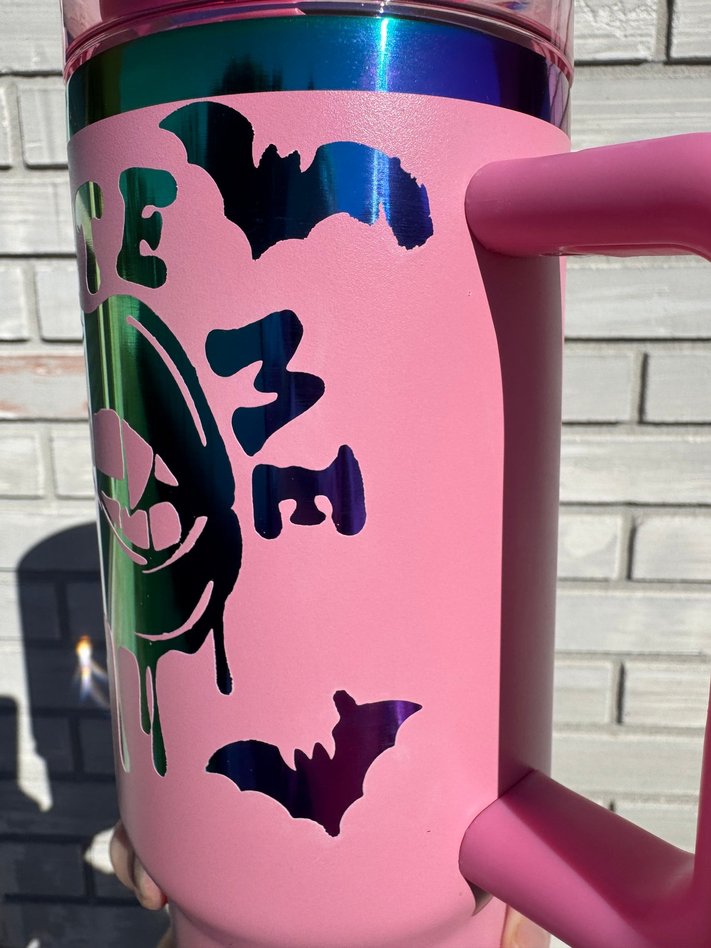 *FLAWED* Bite Me Holo 40 Oz Tumbler