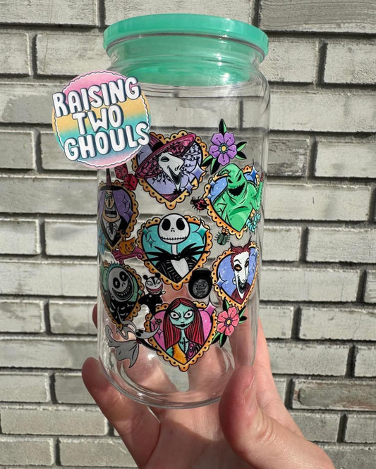 NBC Hearts Acrylic Can