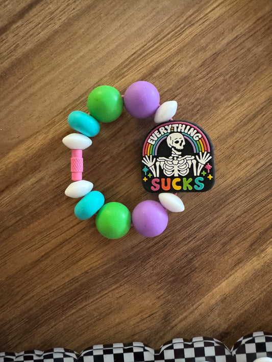 Everything Sucks Tumbler Handle Charm