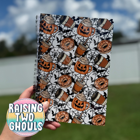 Pumpkin Spice Coffee Notebook