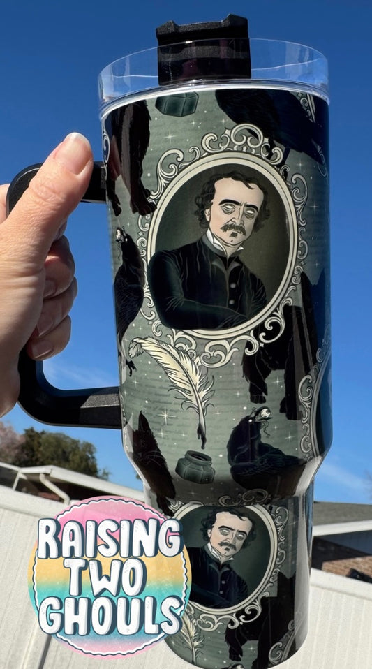 Poe Inspired 40 Oz Tumbler