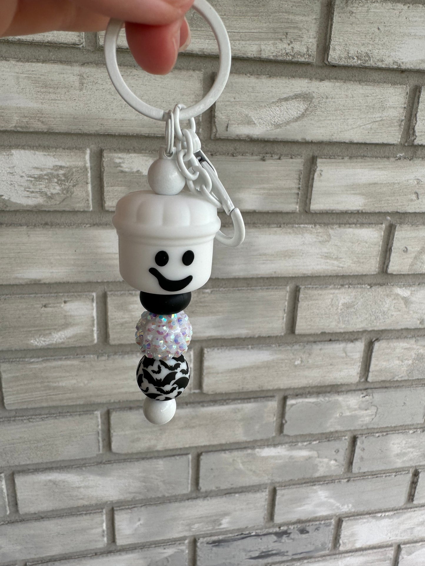 Ghost Bucket Keychain