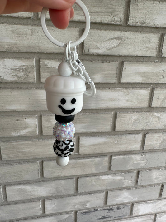 Ghost Bucket Keychain