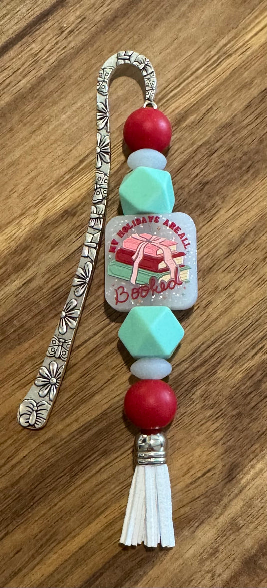 Booked for the Holidays Bookmark