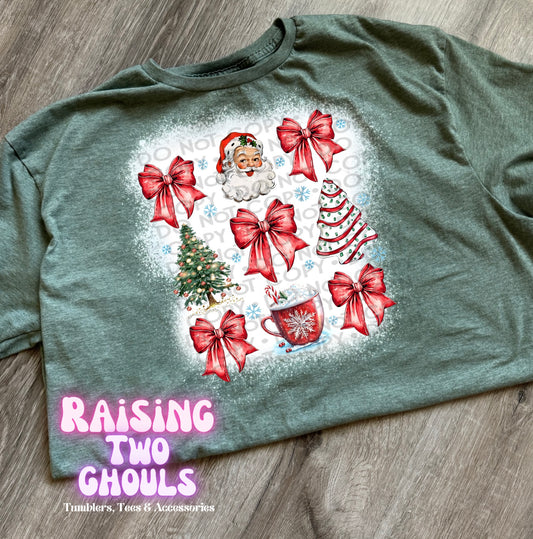 Chistmas Bow Tee