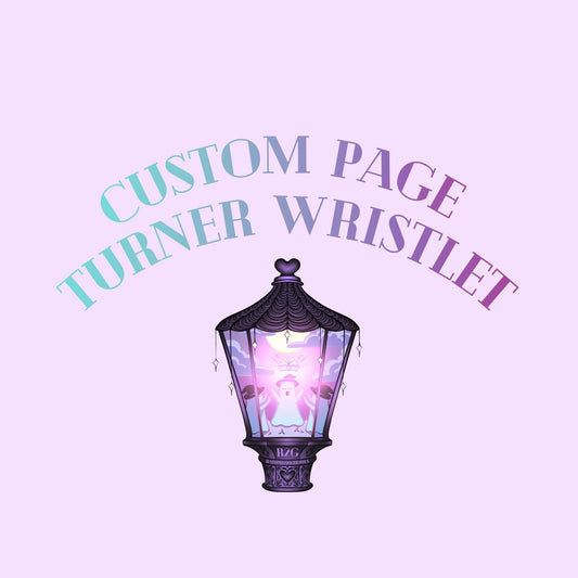 Custom Page Turner Wristlet