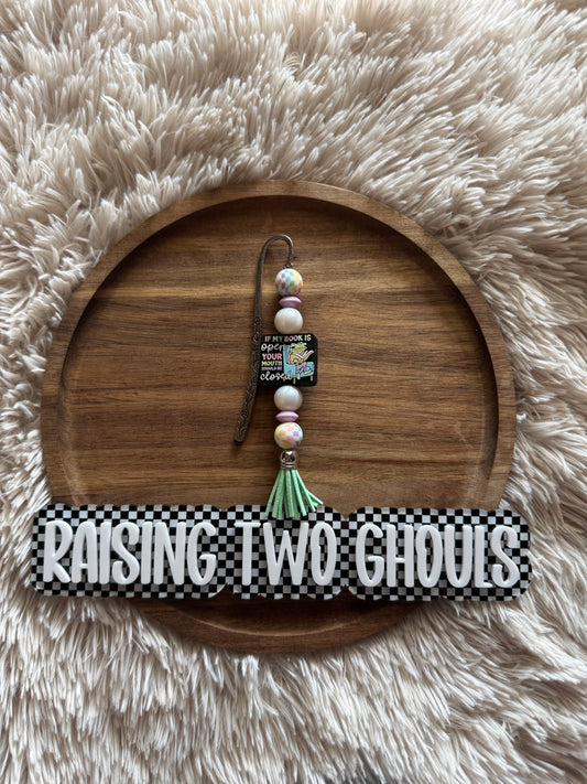 If My Book is Open Beaded Bookmark