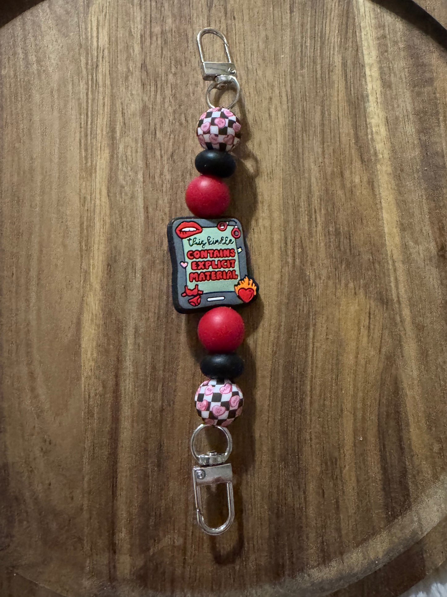 Red Explicit Content Kindle Strap