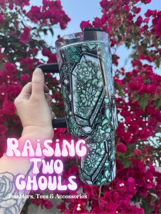 Succulent Coffin 40 oz Tumbler