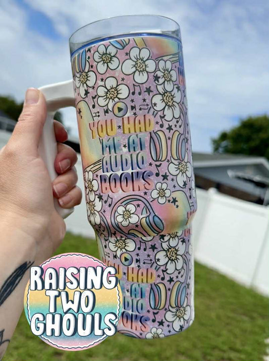 Audio Books 30 oz Shimmer Tumbler