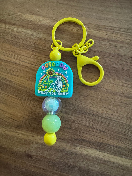 Outgrow What You Know Keychain