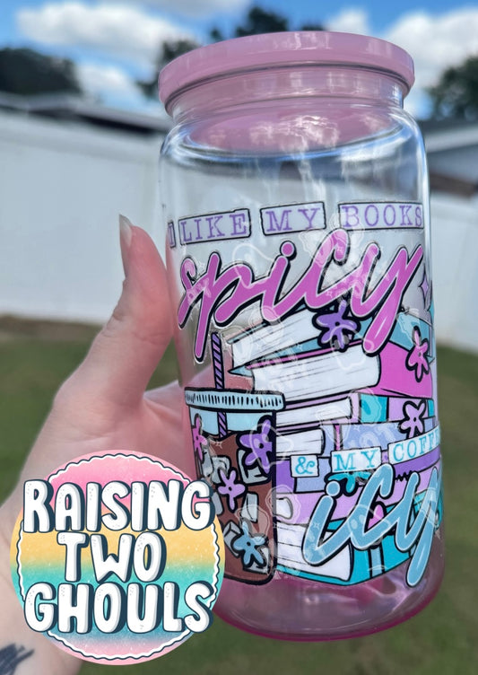 Spicy Books Acrylic Can