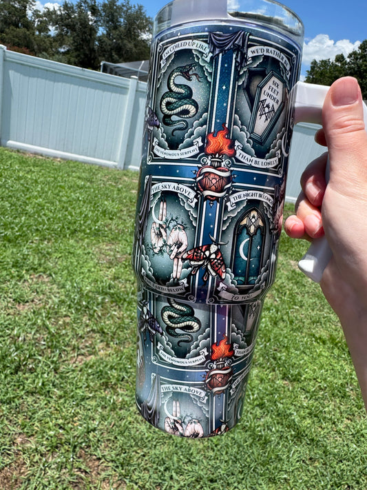 *FLAWED** SEE PICS*Tarot ST 30 oz Shimmer Tumbler