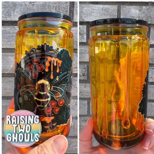 Bee Honey Globe Acrylic Tumbler