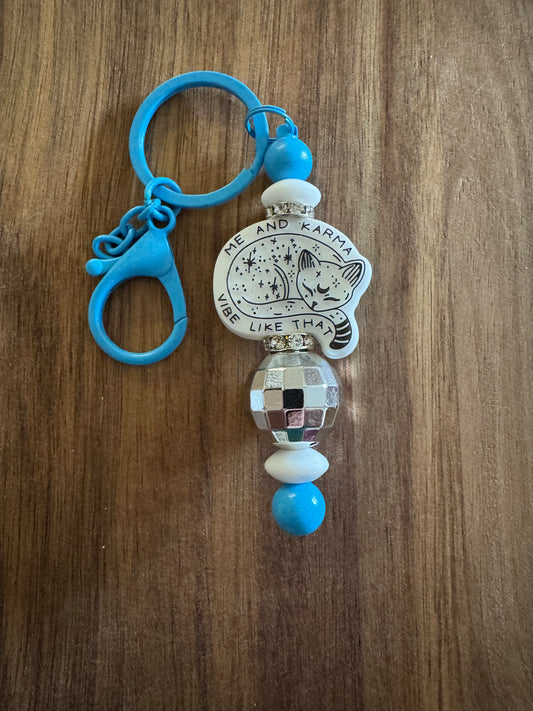 Karma Kat Keychain