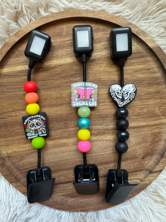 Custom Beaded Book Light