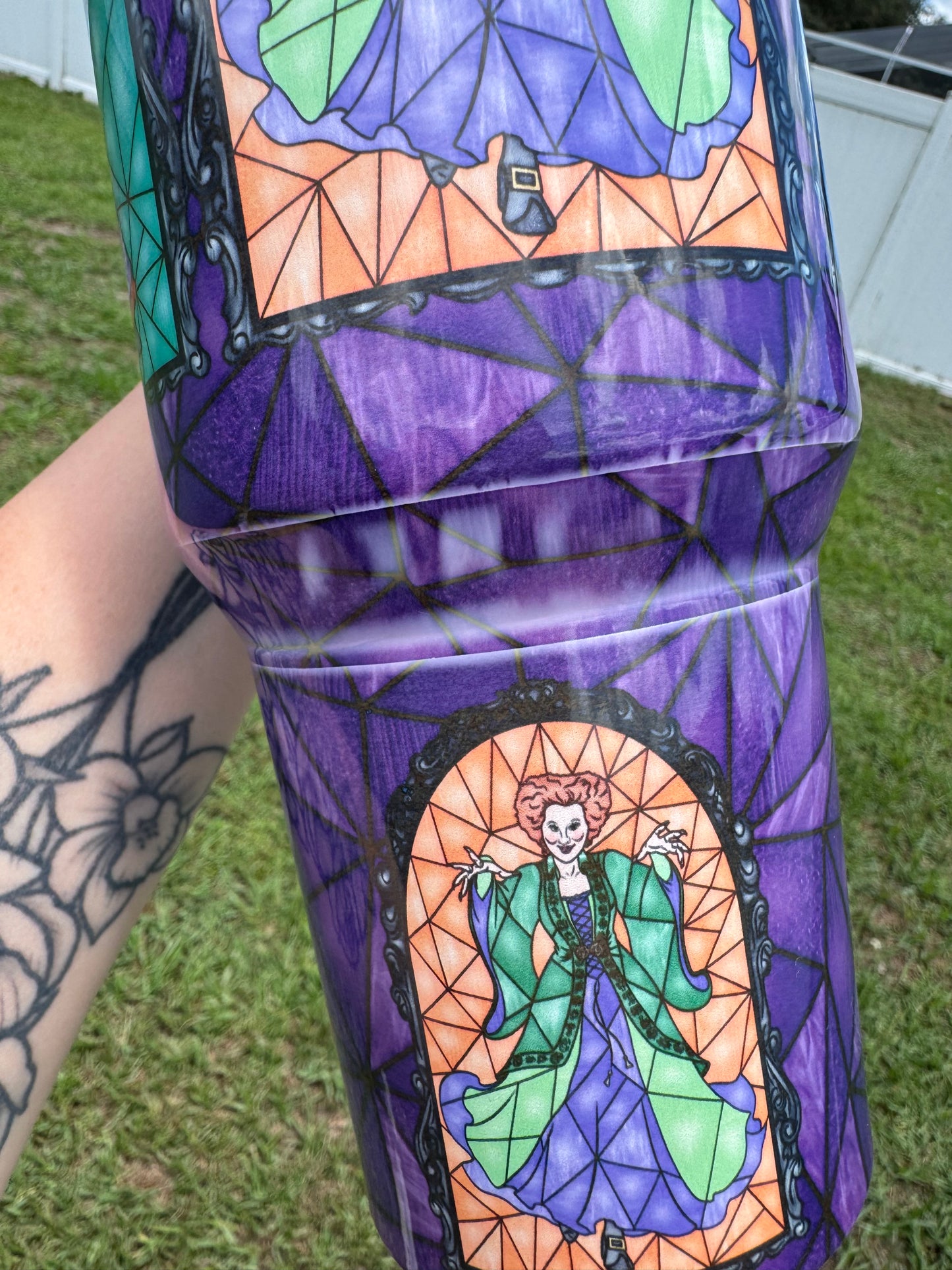 *FLAWED** Witchy Sisters 40 oz Tumbler SEE PICS
