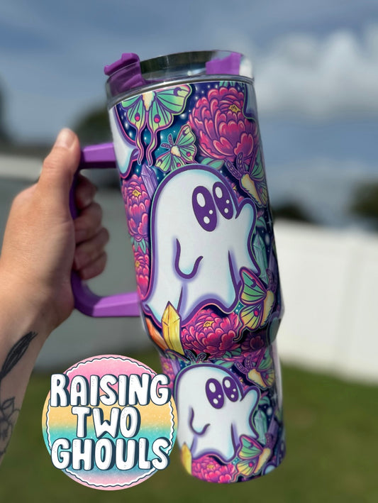 Floral Ghostie 40 oz