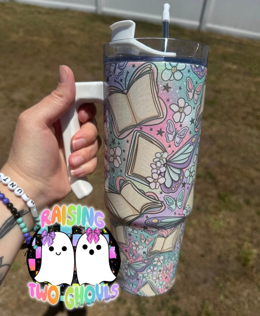 Butterfly Books 30 oz Shimmer Tumbler