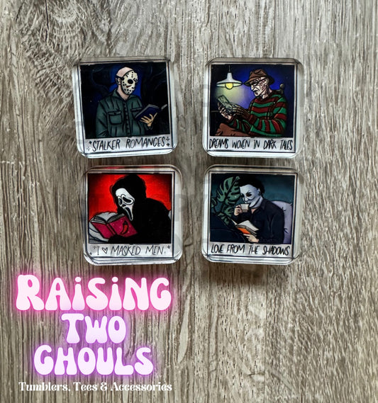 Horror Readers Shoe Charm Set