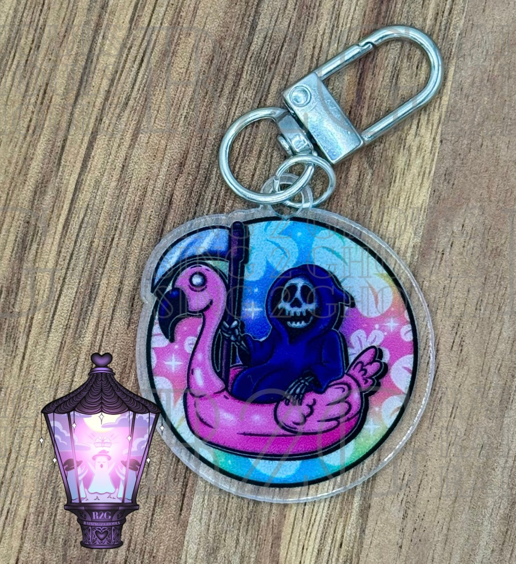 Grim Floatie Mini Keychain