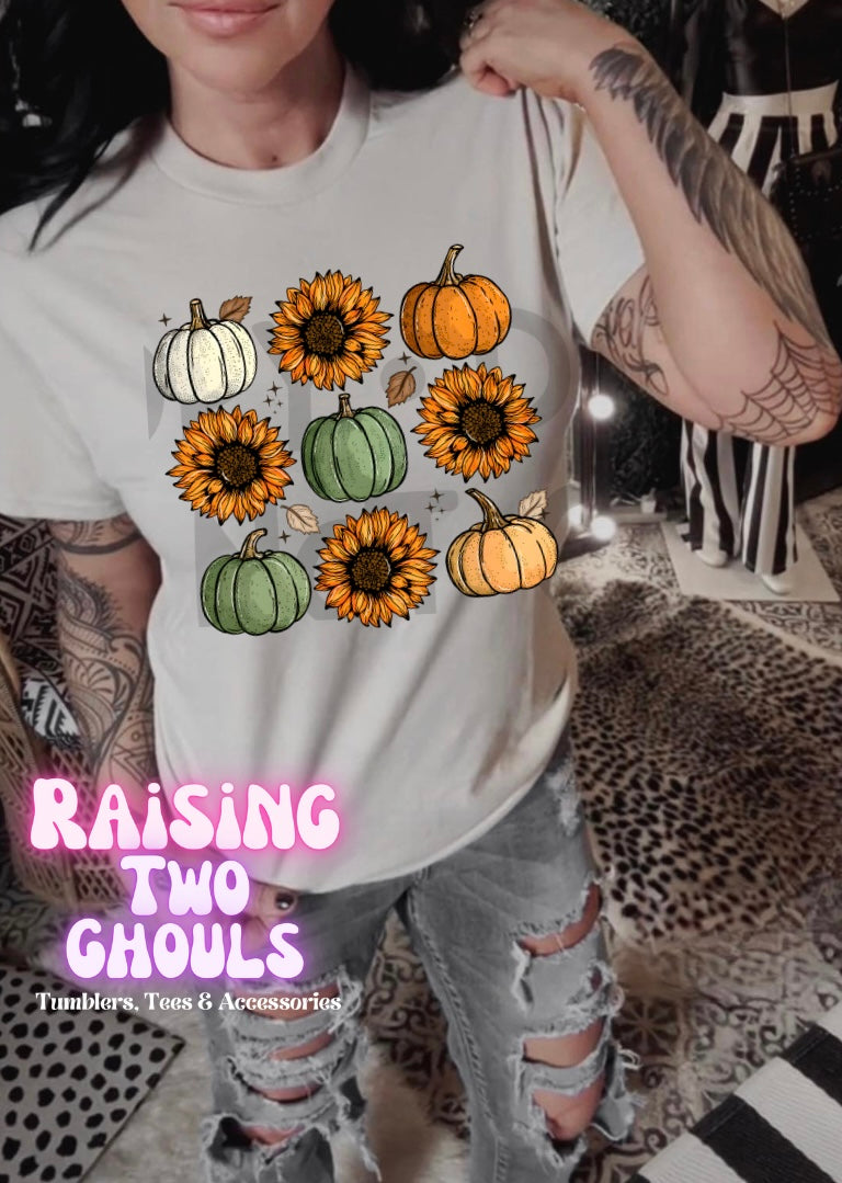 Pumpkin Sunflower Tee