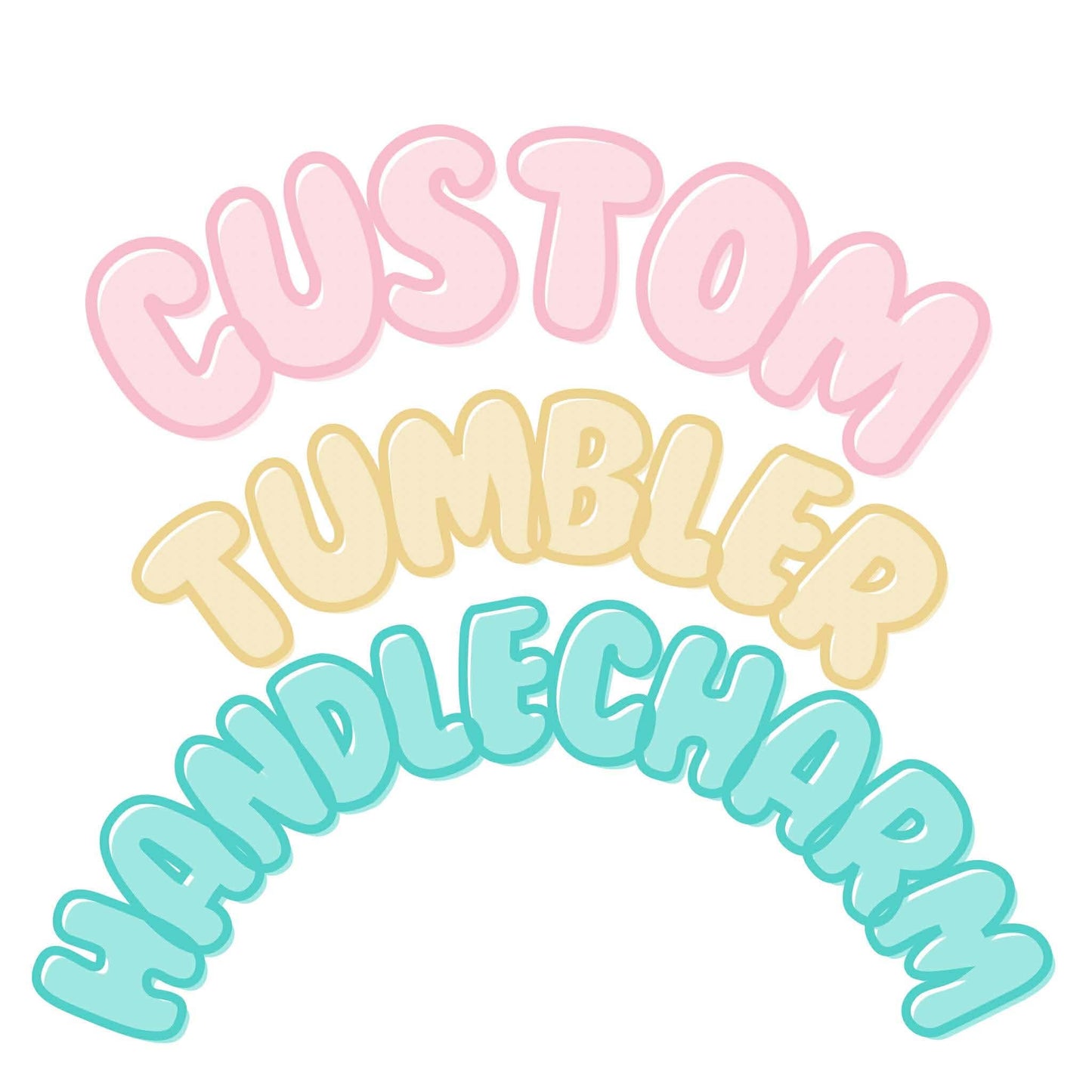 Custom Tumbler Handle Charm