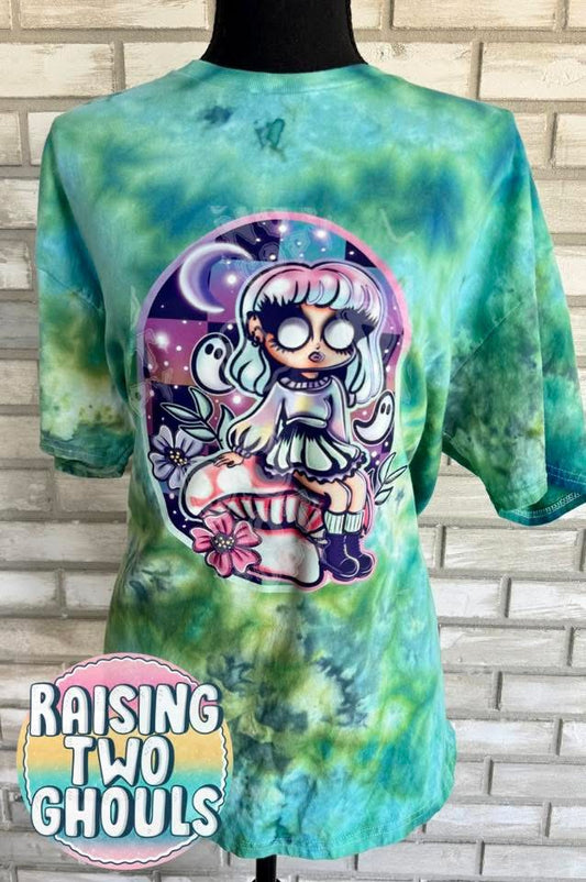 Cottagecore Girl Tie Dye XL