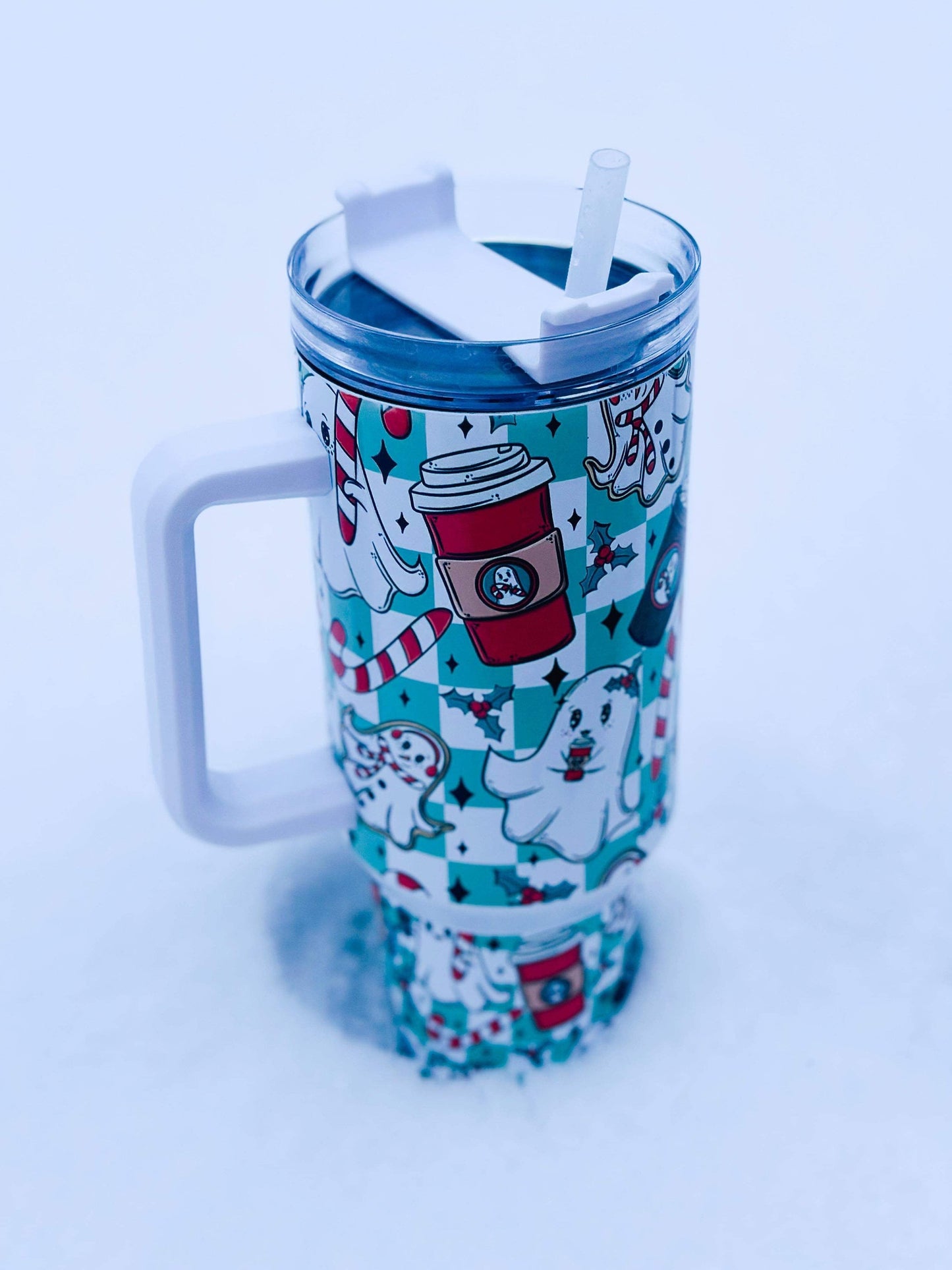 Peppermint Mocha Inspired Ghosties 40 oz Tumbler